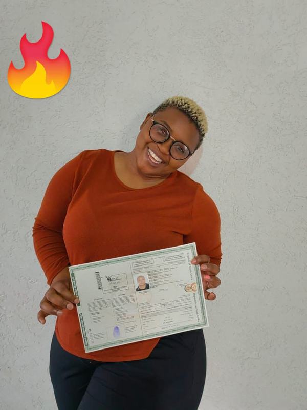 Elohim Driving School passing learner
