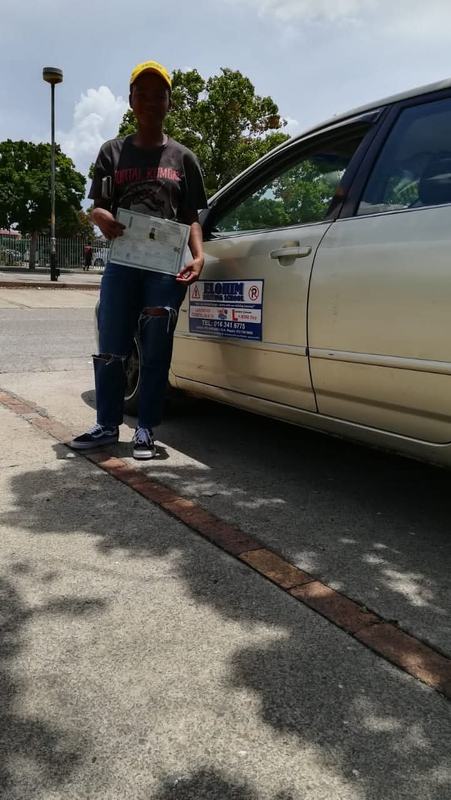 Elohim Driving School passing learner