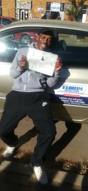 Elohim Driving School passing learner