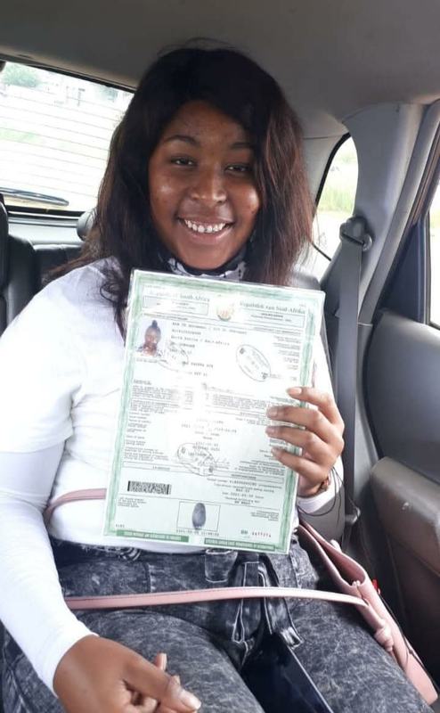 Elohim Driving School passing learner