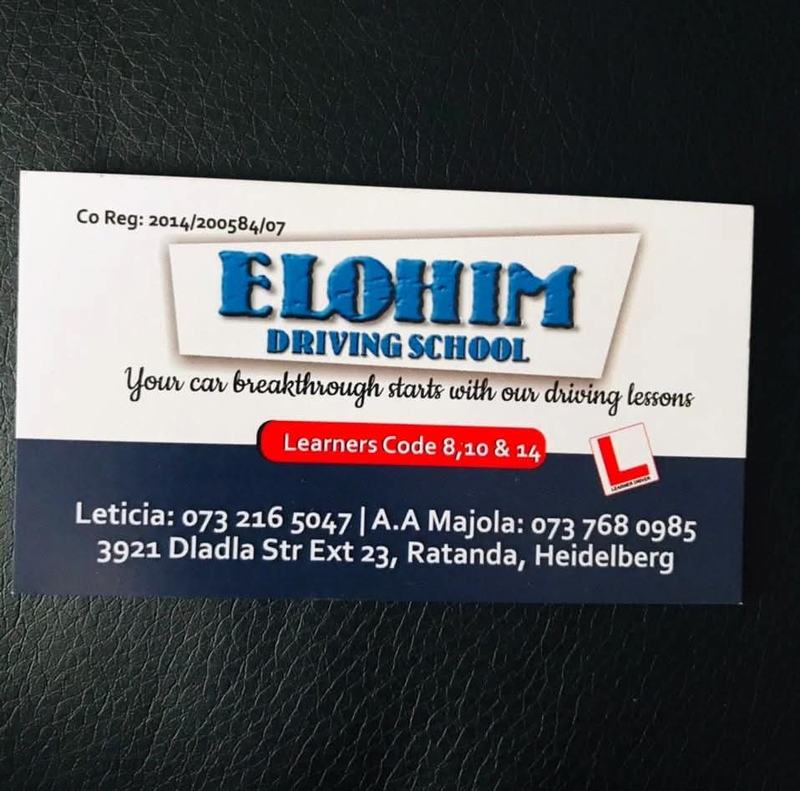 Elohim Driving School passing learner